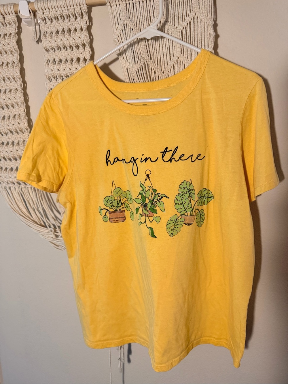 Zoe + Liv Yellow Graphic Tee